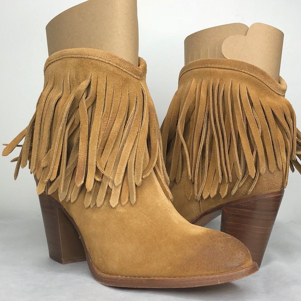 Fringe Ankle Boots